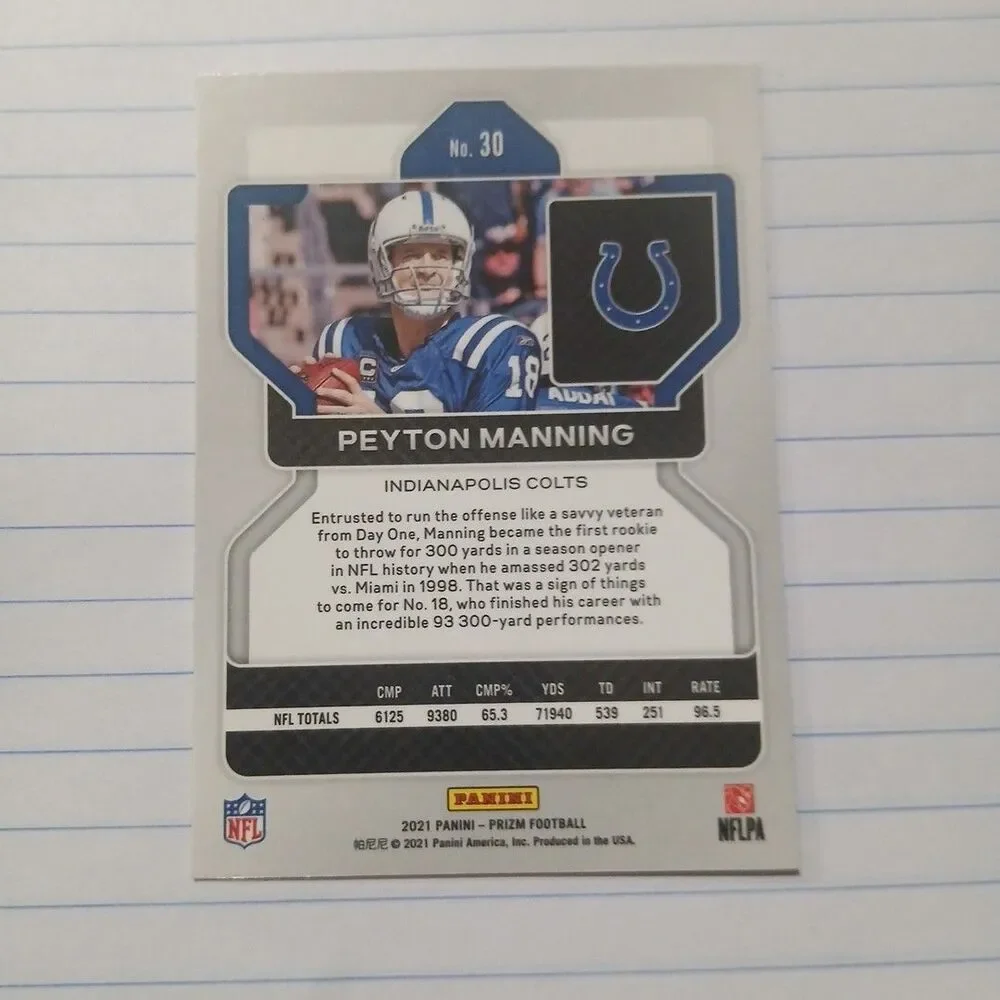 2021 Panini Prizm - Peyton Manning #30